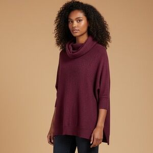 Halogen cashmere cowl neck tunic sweater